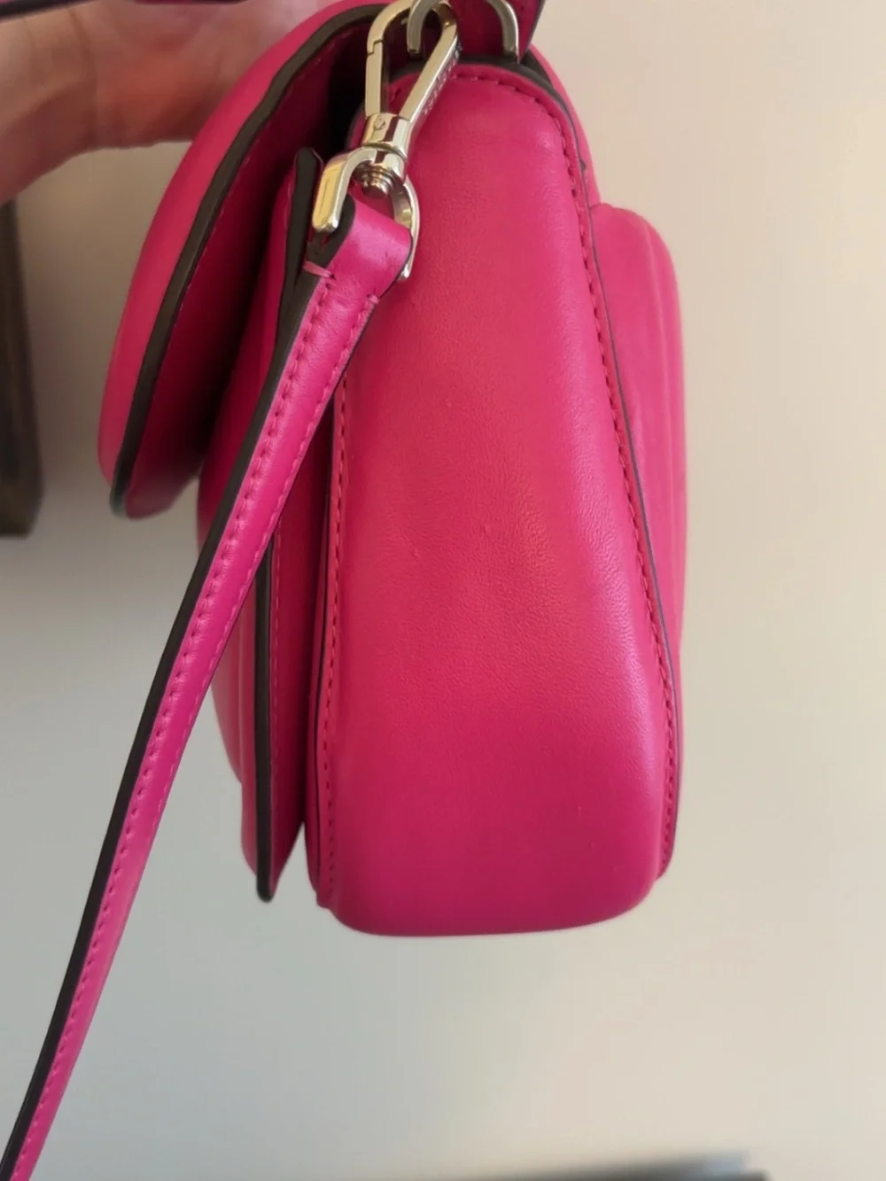 kate spade Hot Pink Puffy Mini Top-Handle Crossbody Bag